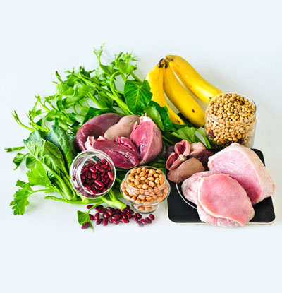 Vitamin B rich food