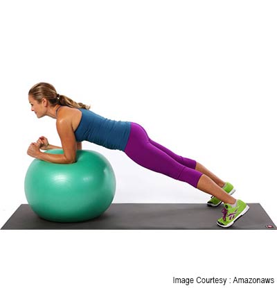 Stability Ball Plank
