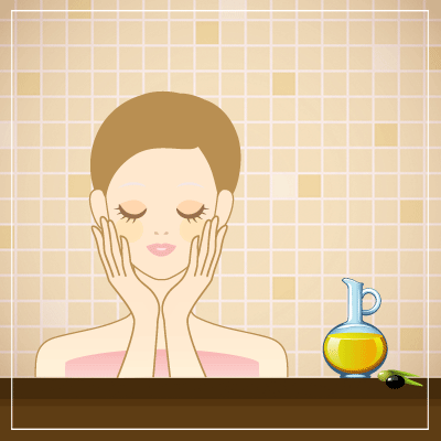 Massage face with mustard oil.