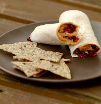 Peanut Tofu Wrap