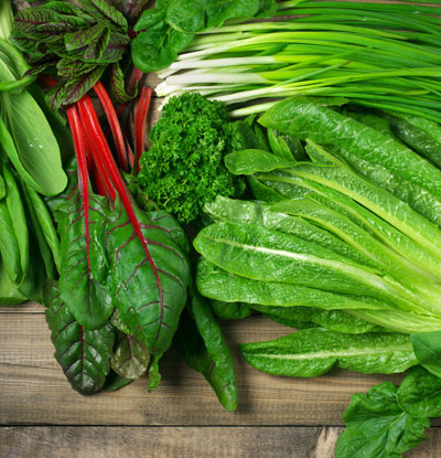 Leafy vegetables