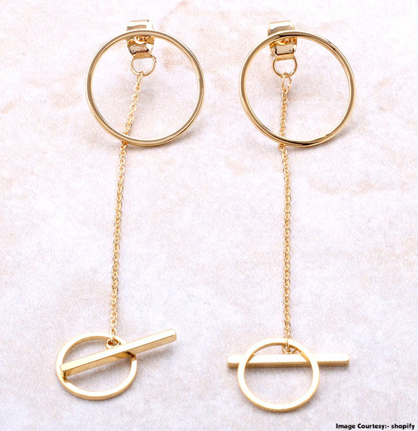 Interlocked Circle Loop Earrings