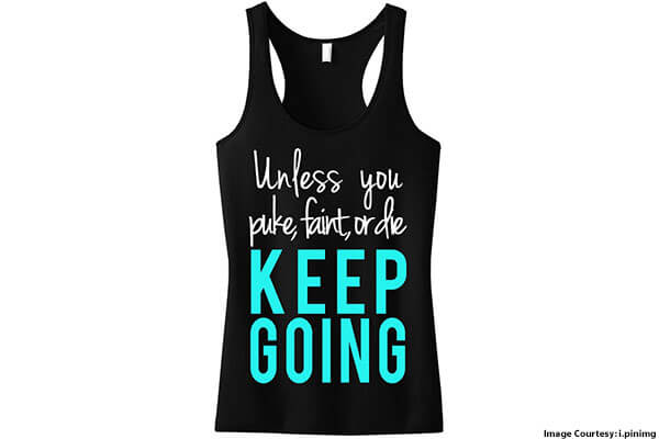 Workout Outfits with Motivational Quotes