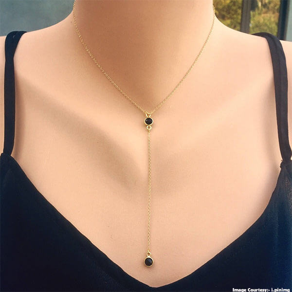 Y Shape Drop Necklace