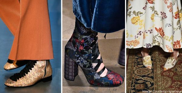 Floral Jacquard Shoes