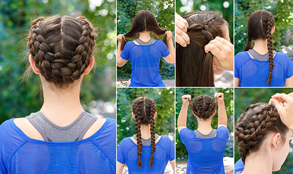 milkmaid braid tutorial