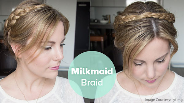 milkmaid braid images