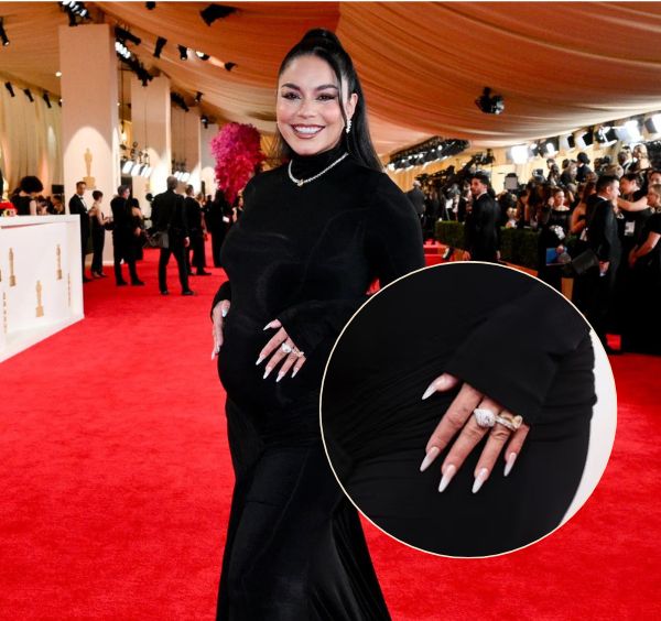 Vanessa Hudgens 2024 oscar nails