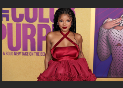 Halle Bailey Revives the Trend of Frills in a Stunning Crimson Dress