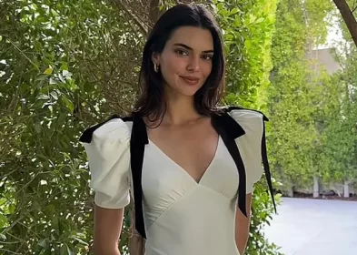 Kendall Jenner Stuns in White Gown on Easter Celebration