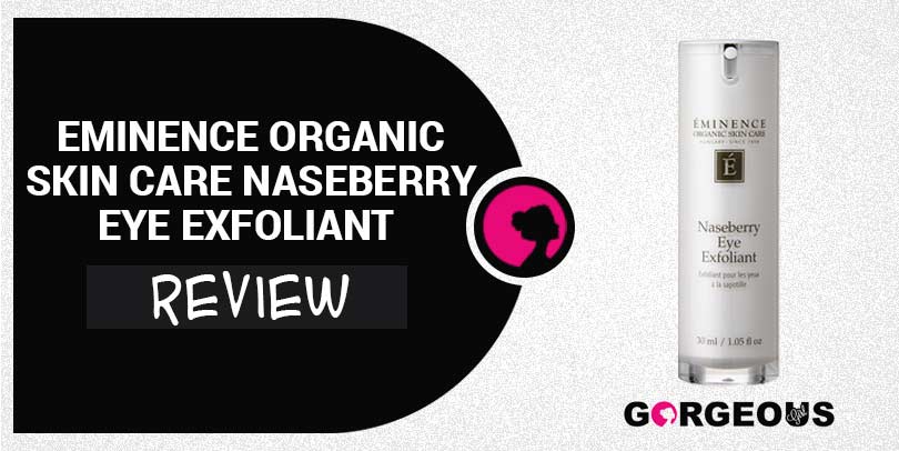 eminence organic skin care naseberry eye exfoliant