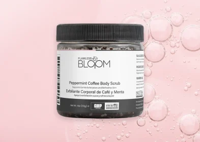 Flawless Bloom Peppermint Coffee Body Scrub Review: Can This Scrub Transform Rough Skin into Smooth Radiance?