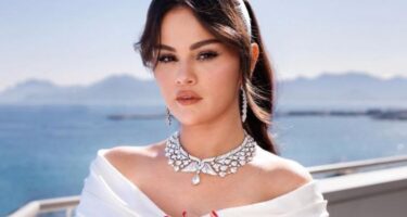 Selena Gomez Stuns with Short Tomato Red Nails at Cannes