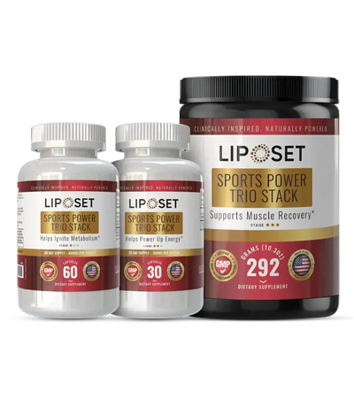 Liposet Sports Power Trio Stack