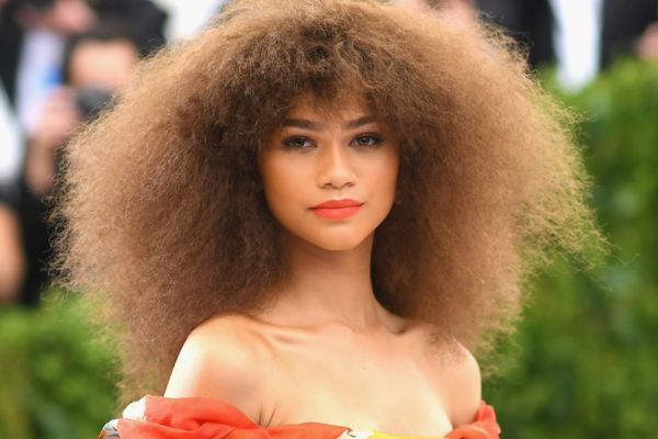 zendaya Effortless Afro