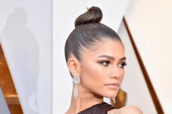 zendaya Sleek and Sophisticated Bun